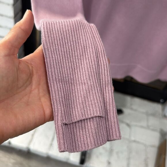 LULULEMON STILL AT EASE PULLOVER Sweater SIZE 4 LAVENDER Long Sleeve Crew Neck - Picture 10 of 10